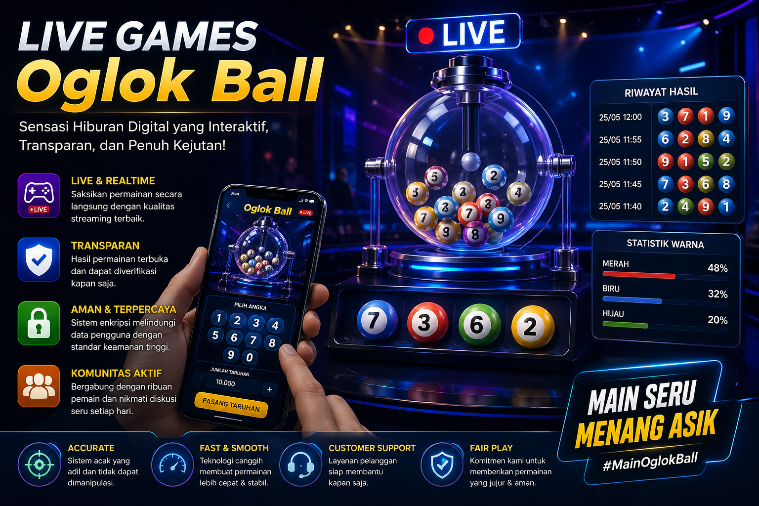 LIVE GAMES Oglok Ball