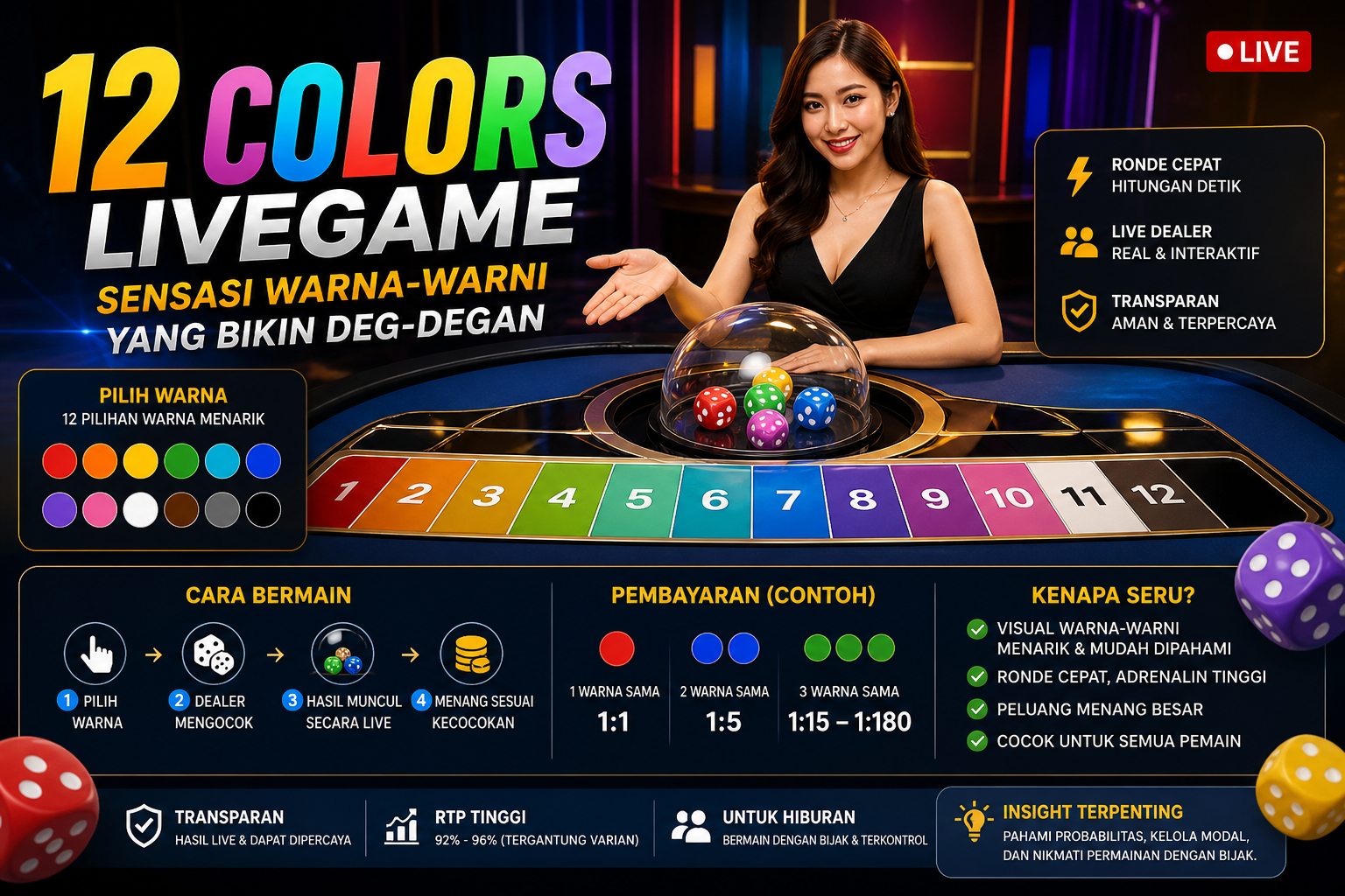 12 COLORS Livegame