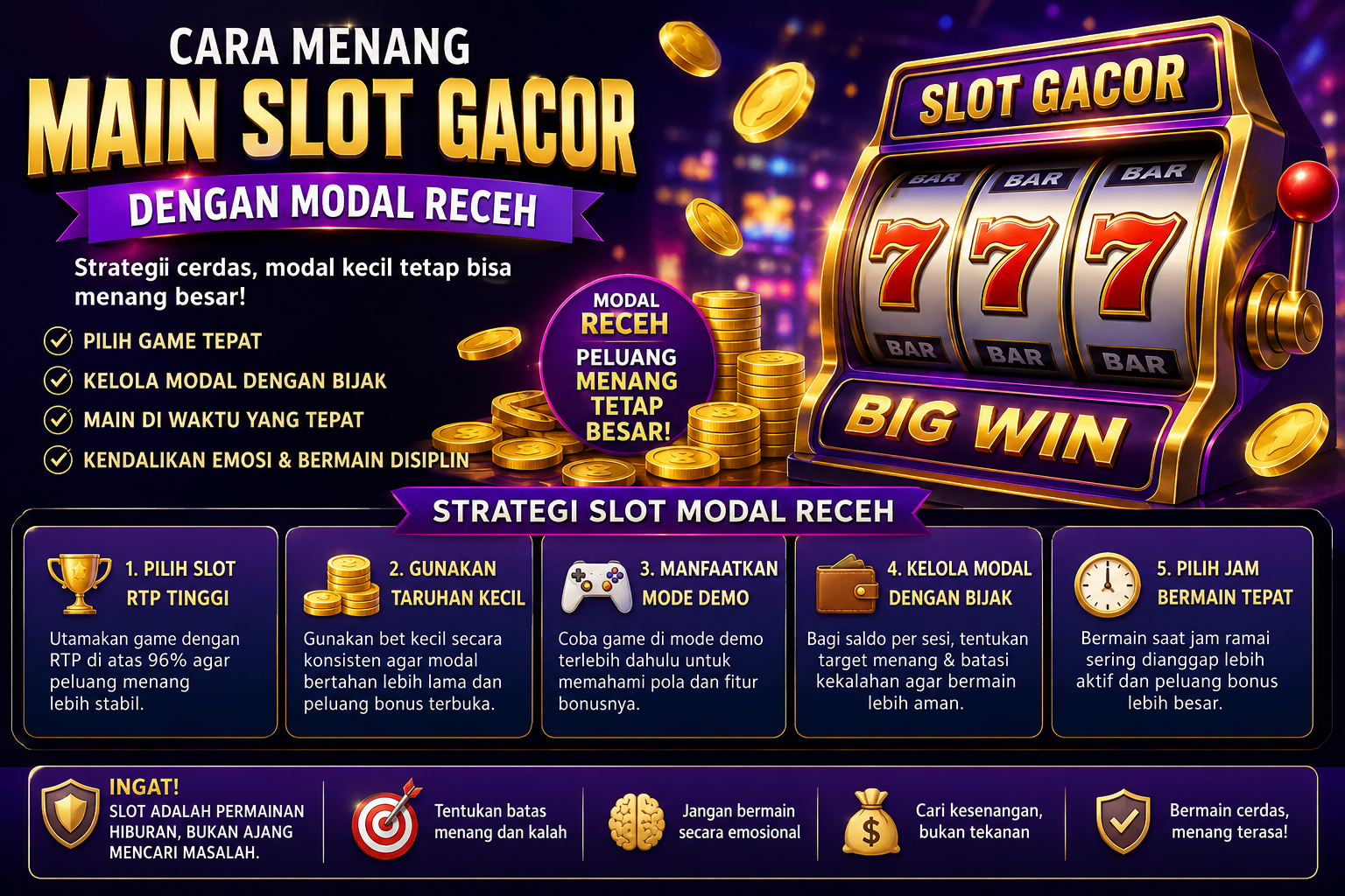 Cara Menang Main Slot