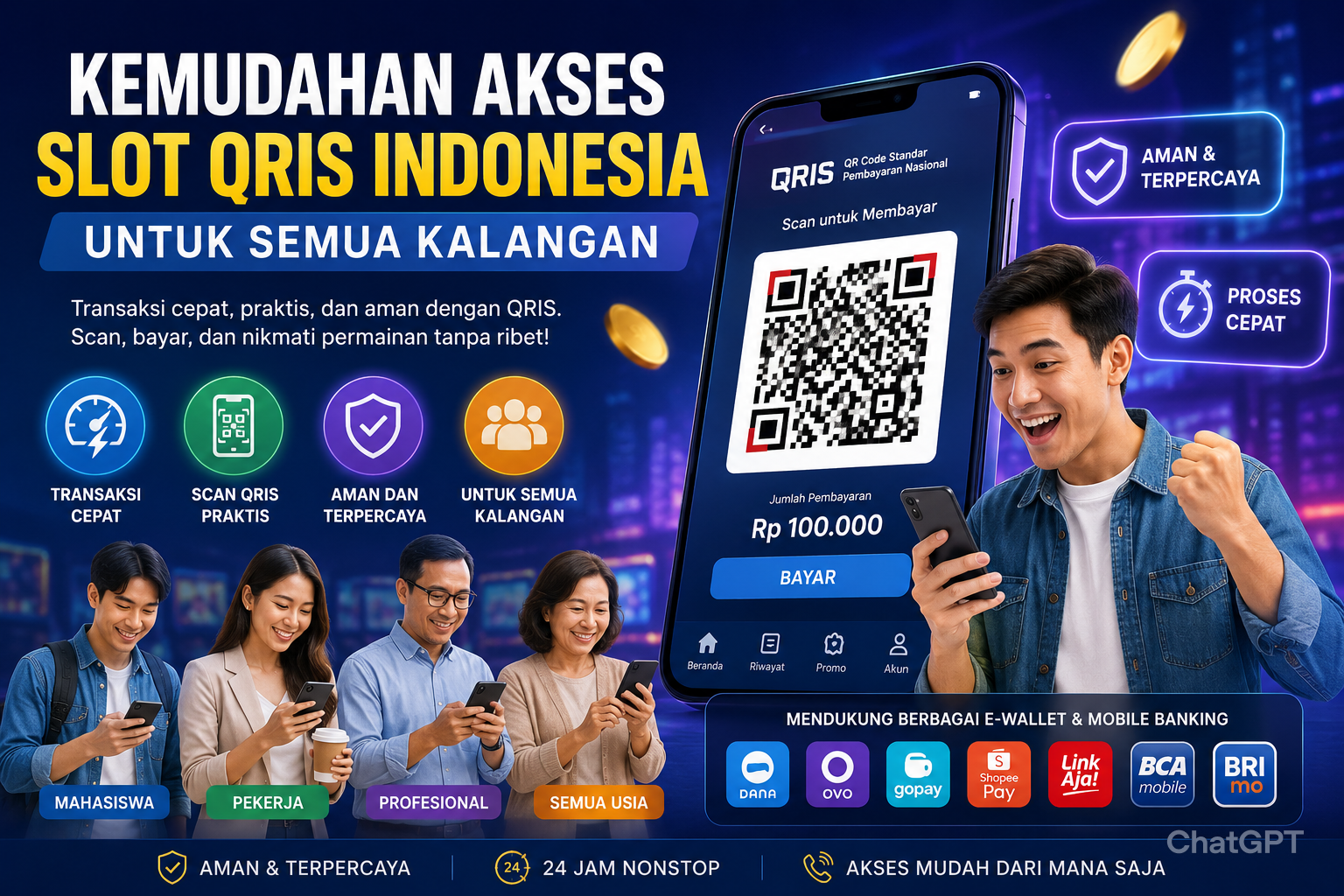 Kemudahan Akses Slot QRIS