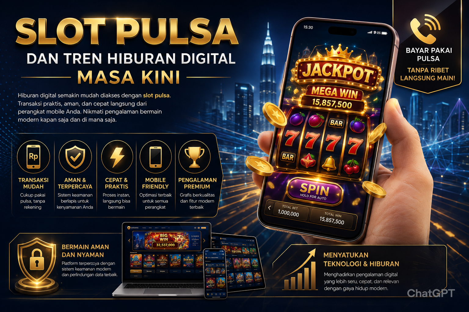 Slot Pulsa dan Tren Hiburan