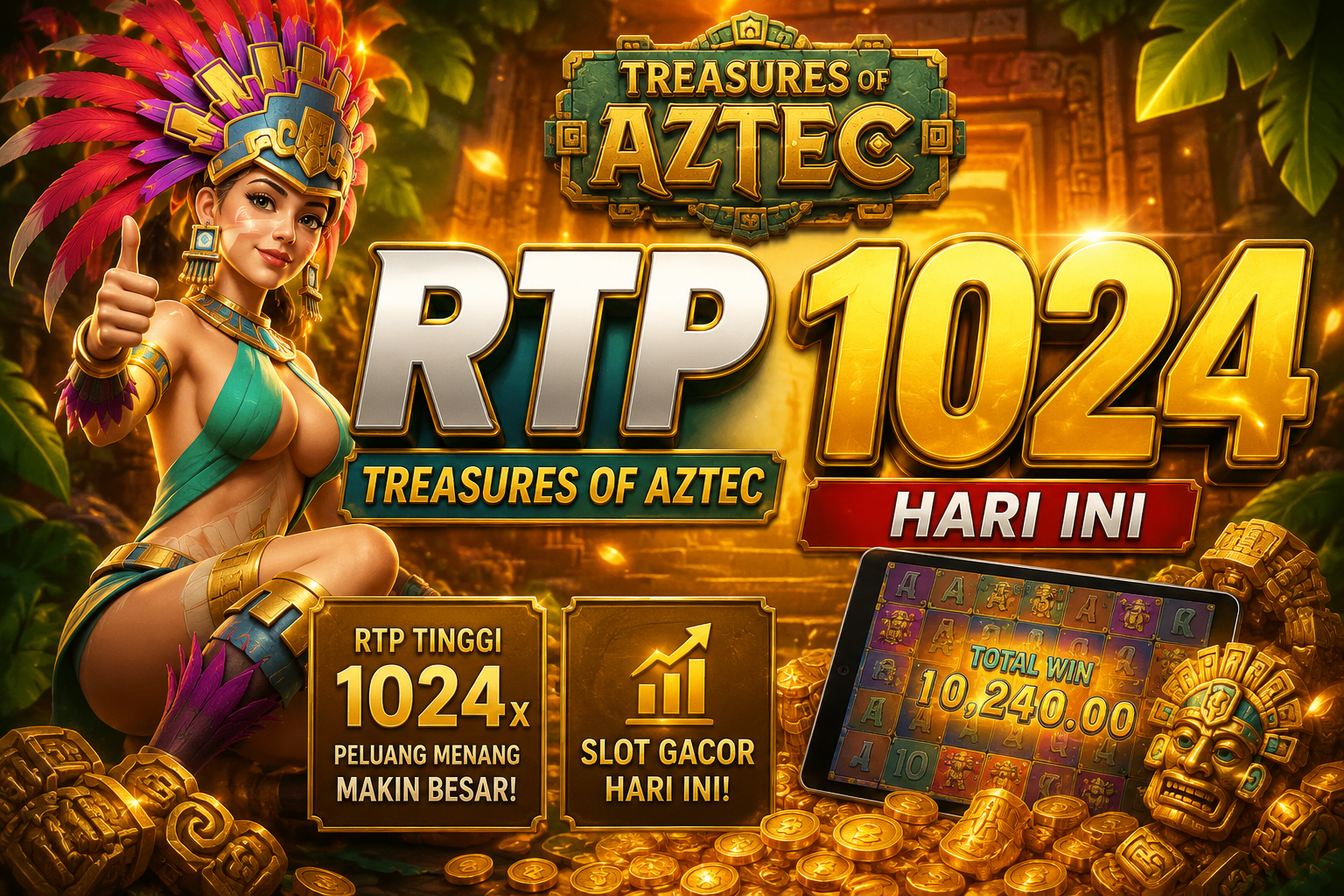 RTP Treasures Of Aztec 1024
