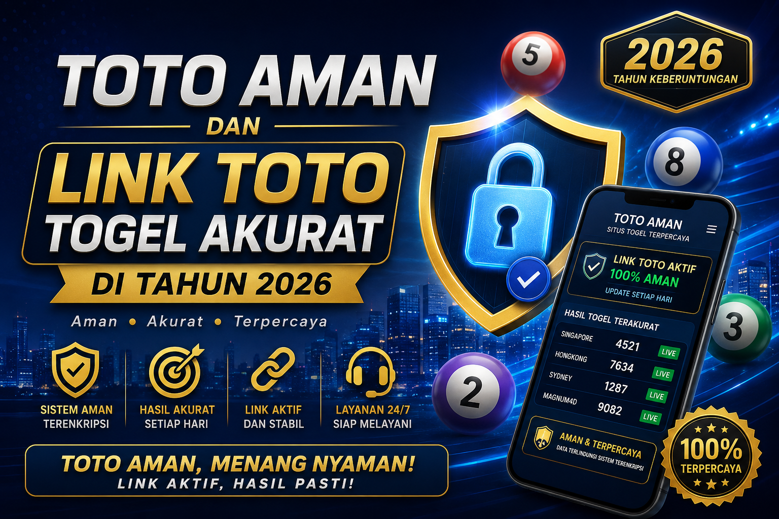 Toto Aman dan Link Togel Akurat Tahun 2026
