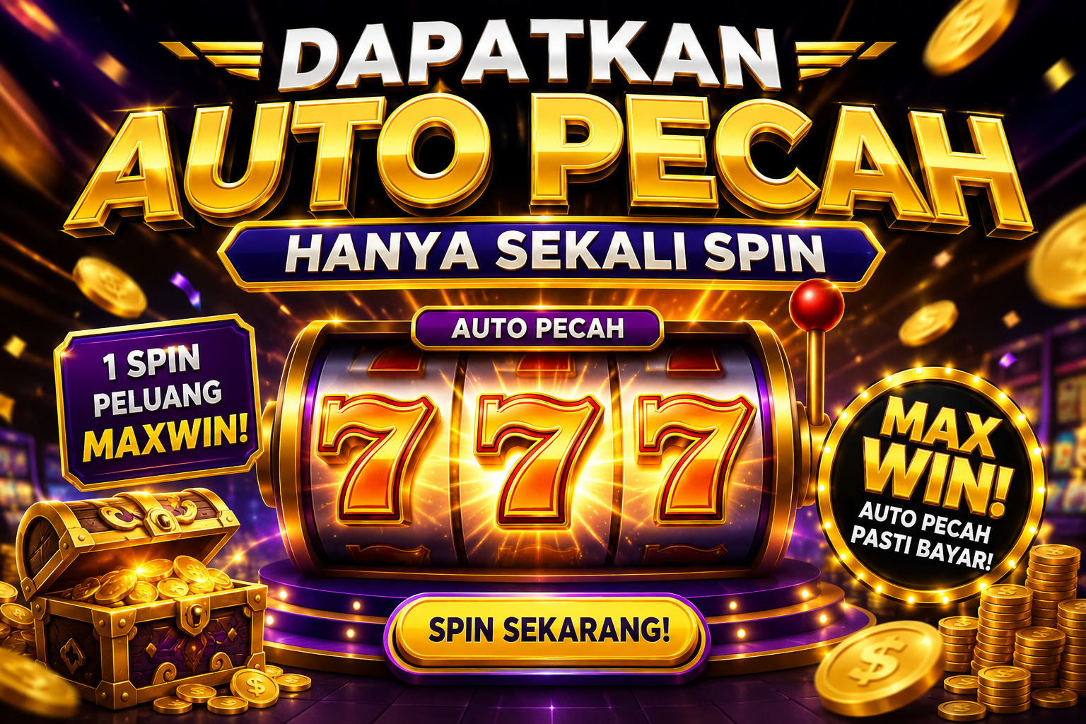 Auto Pecah Hanya Sekali Spin