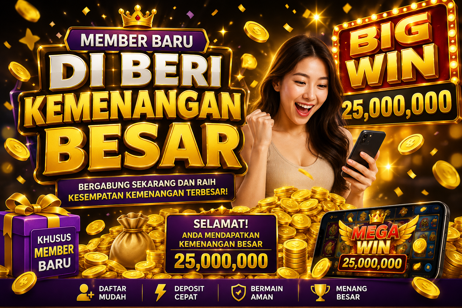 Member Baru Kemenangan Besar