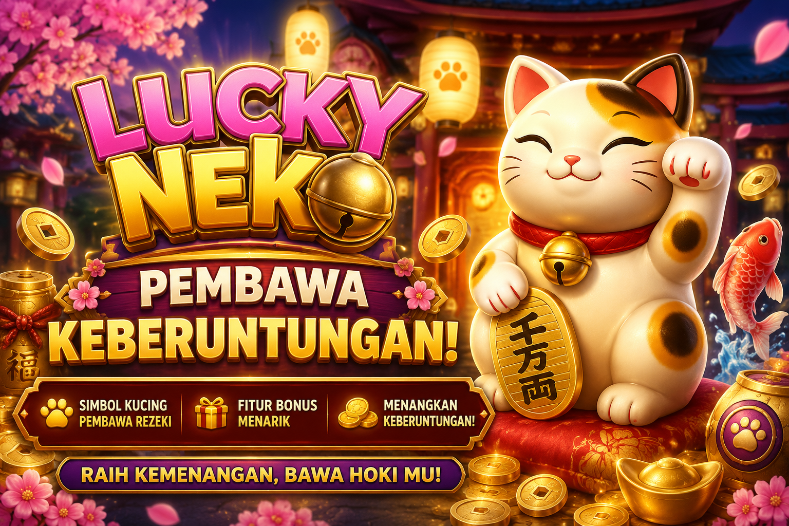 Lucky Neko Pembawa Keberuntungan
