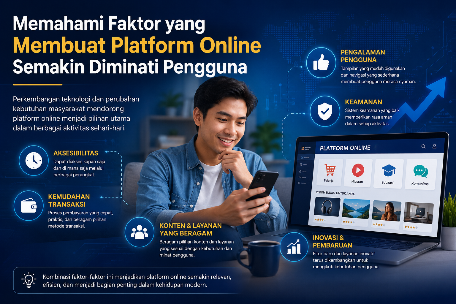 Faktor Online Diminati Pengguna