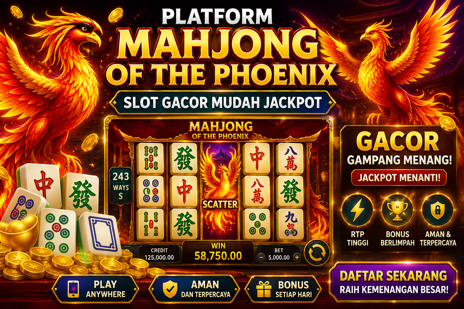 Mahjong Of The Phoenix Slot