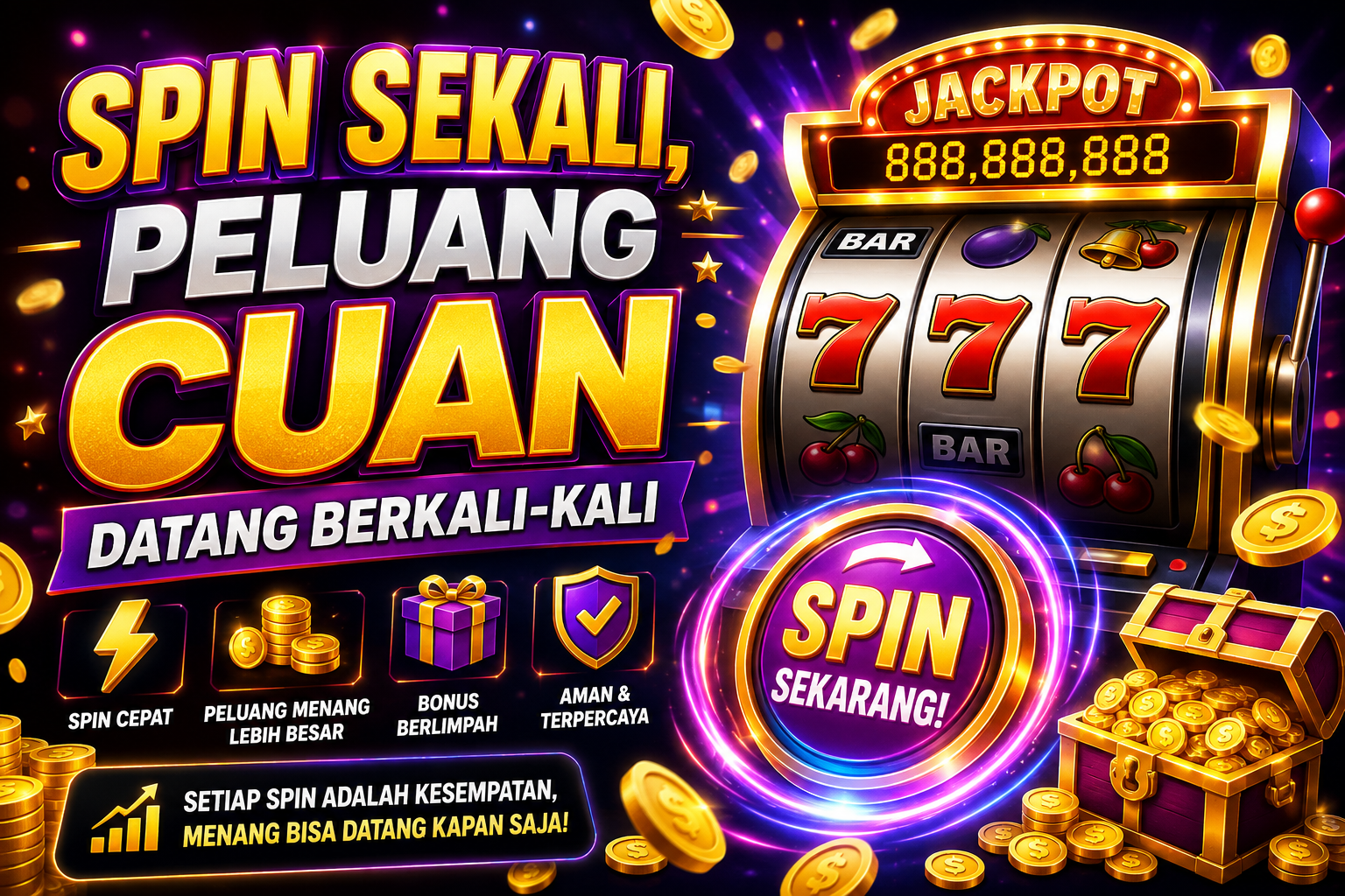 Spin Sekali Cuan Berkali-Kali