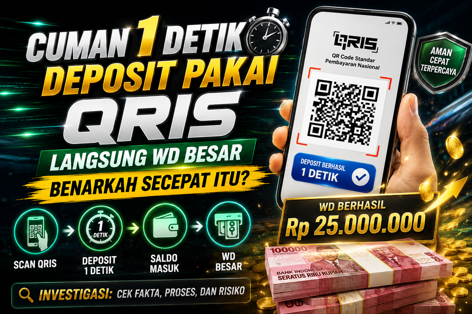 Pakai QRIS Langsung WD